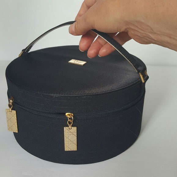 Christian Dior Jewelry or Cosmetics Round Box - Picture 2 of 11
